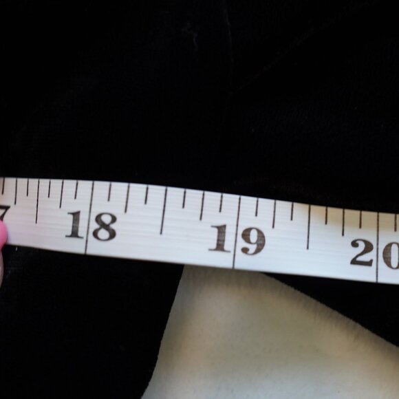 Eileen Fisher Black Velvet Button Front Jacket Small Silk Blend Lined - Picture 7 of 12